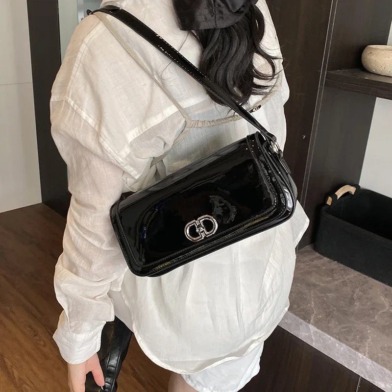 

Classic Leather Shoulder Bag For Women, Crossbody Messenger Handbag Ladies, Luxury Brand Famous Designer, Elegant Tote Bags