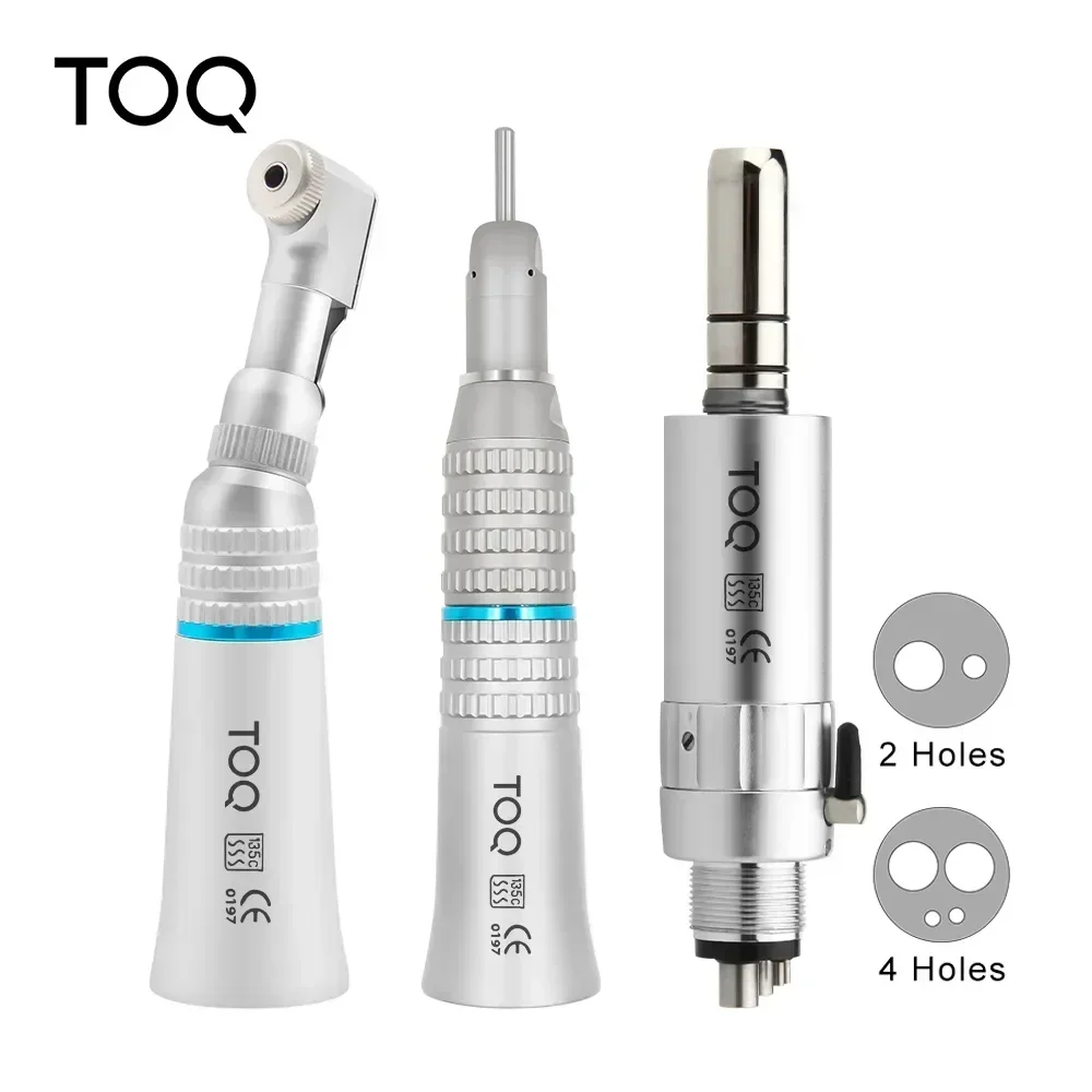 

Комплект стоматологических низкоскоростных наконечников с воздушной турбиной, прямой угловой пневматический двигатель, 2/4 отверстия