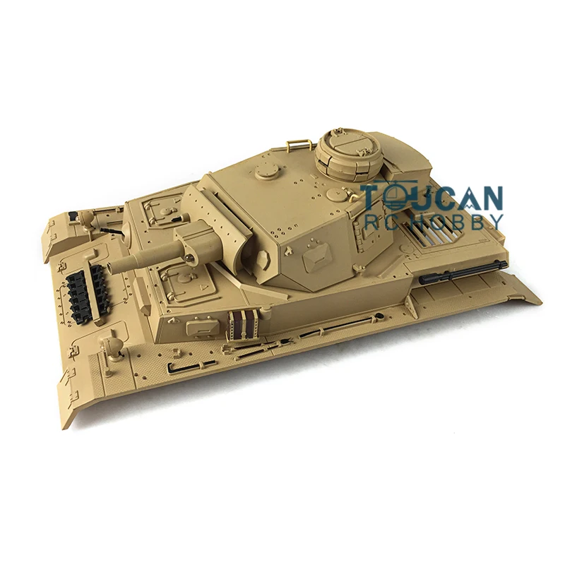 Heng Long Accessories 1/16 RC Spare Part German Panzer IV F RC Tank 3858 Plastic Turret & Upper Hull DIY Model TH00279