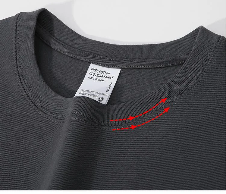 New DIY 320gsm Custom LOGO 100% Cotton Good Thick Oversize Heavy Weight T-shirt for Men Short Sleeve Solid Color Large Size