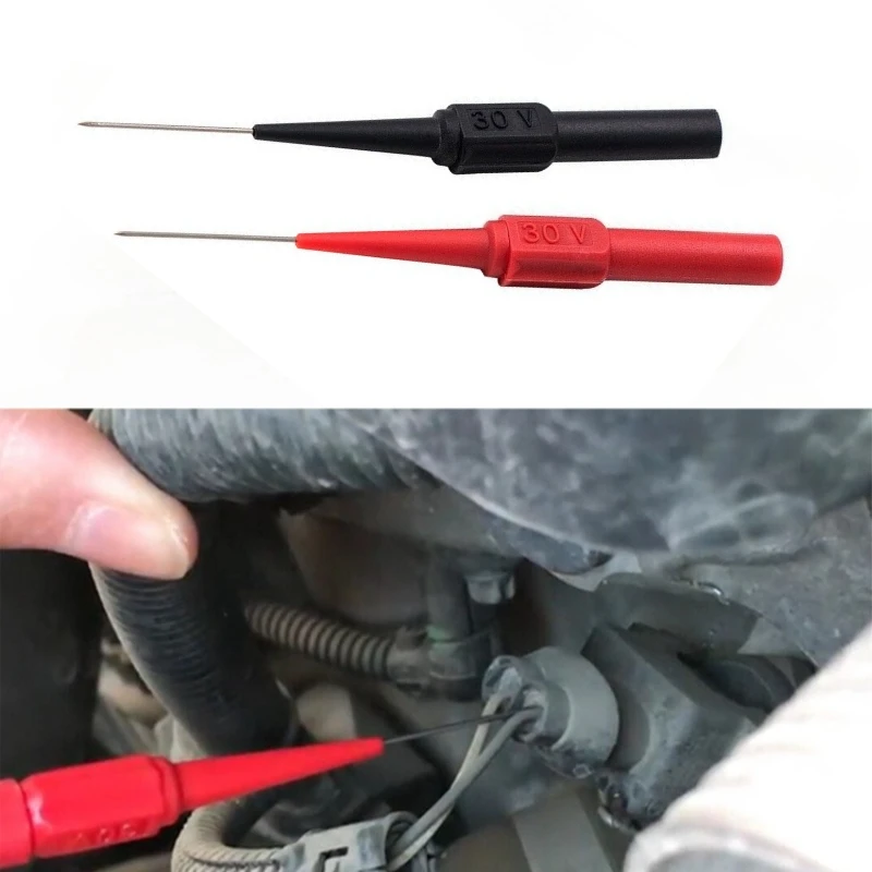 10Pcs Diagnostic Tools Multimeter Test Lead Extention Back Piercing Needle Tip Probes Autotools Automotive Kit Machine view 3