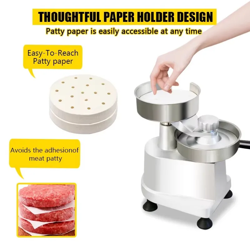 enema forming machine 3 1 100 130 150mm burger cake press, suitable for meat processing in food stores