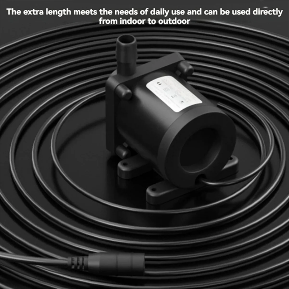 

# Бытовая электроника 10J, мини-погружной насос, фонтан 18 Вт, аквариумный пруд для рыб высотой 5 м, черный