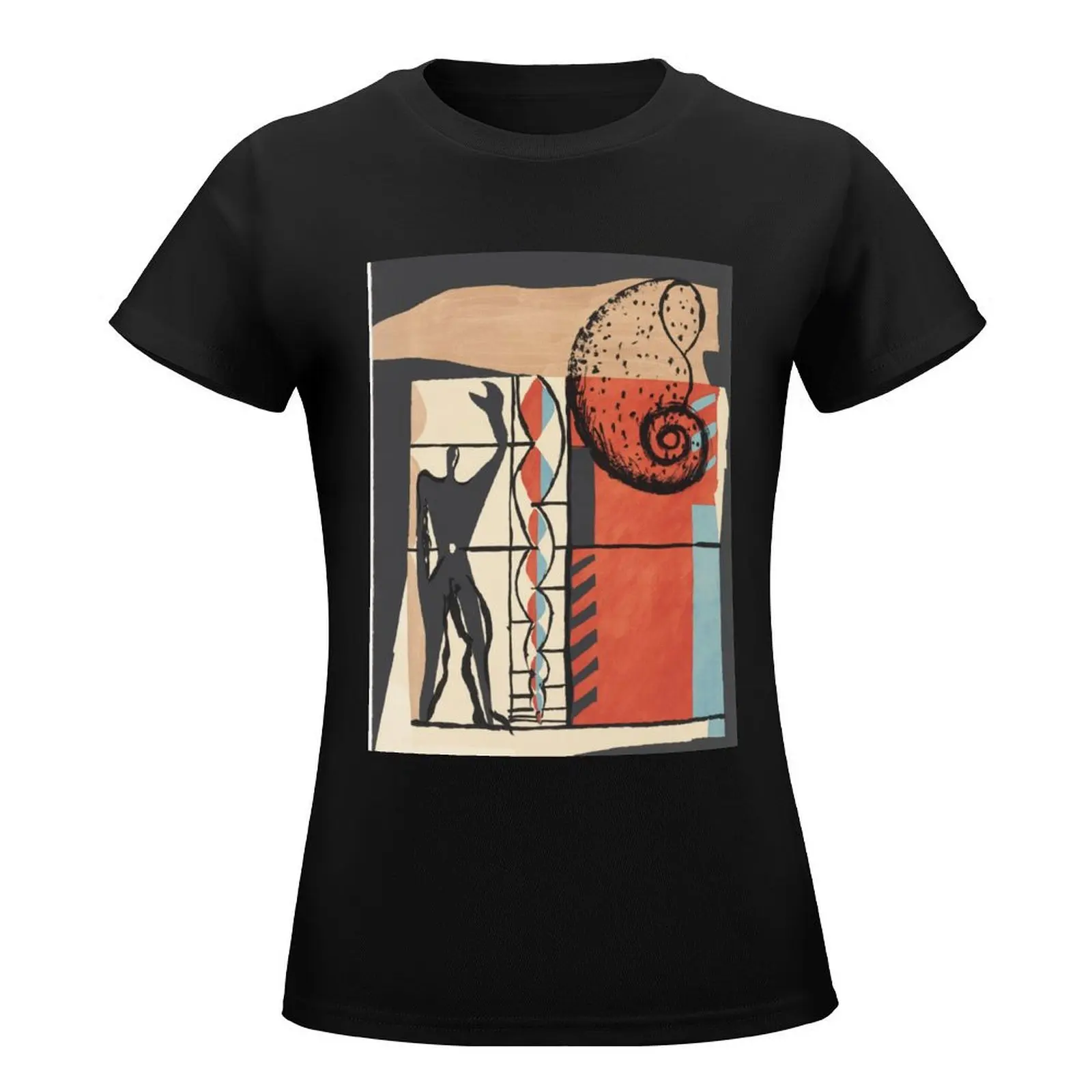 Plate (page 55) (Le Corbusier, 1955) T-Shirt summer top shirts graphic tees t shirts for Women graphic