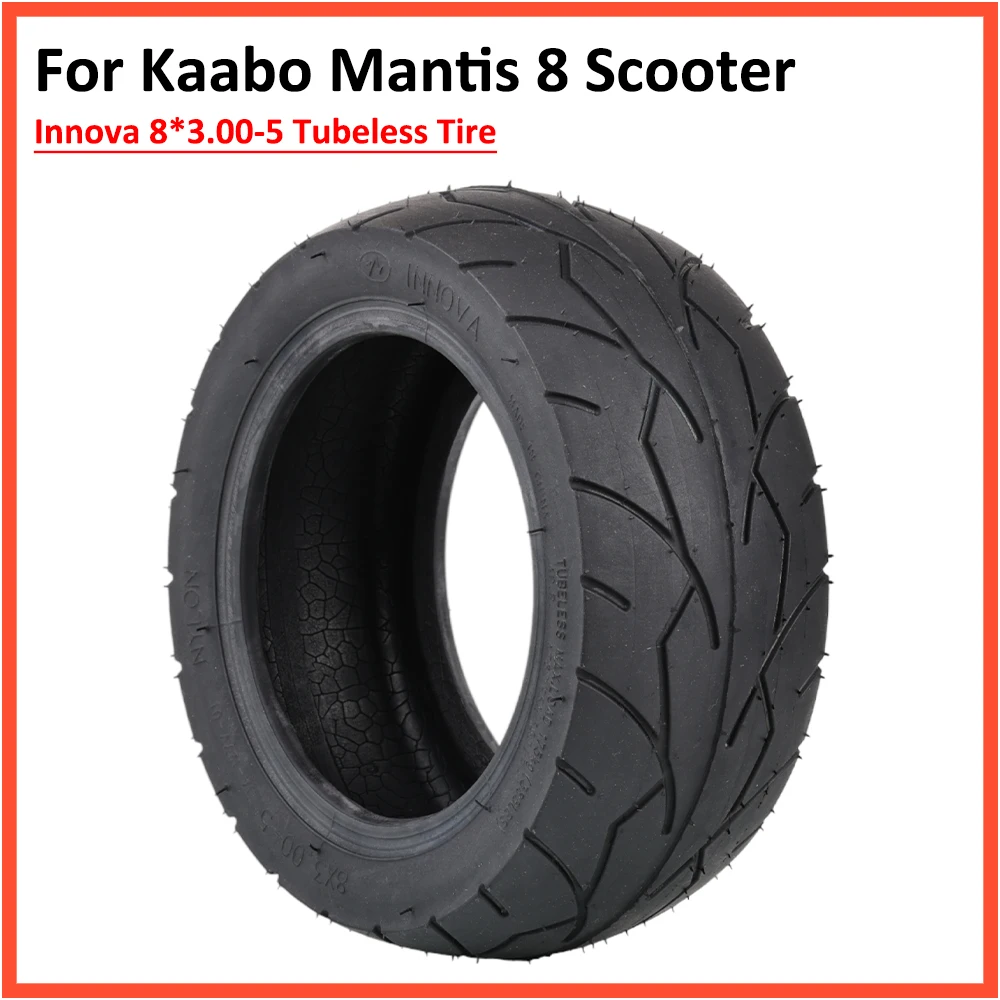 8*3.00-5 Tubeless Tire for Kaabo Mantis 8 Electric Scooter 8 Inch Kicksooter Innova 8x3.0 Tubeless Tyre