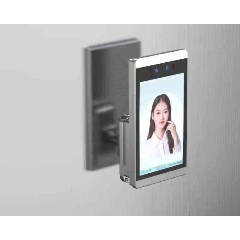 

8 Inch Biometric Access Control System Facial Recognition Android 8 Temperature Indicator Night Vision Reset 1 Year Warranty