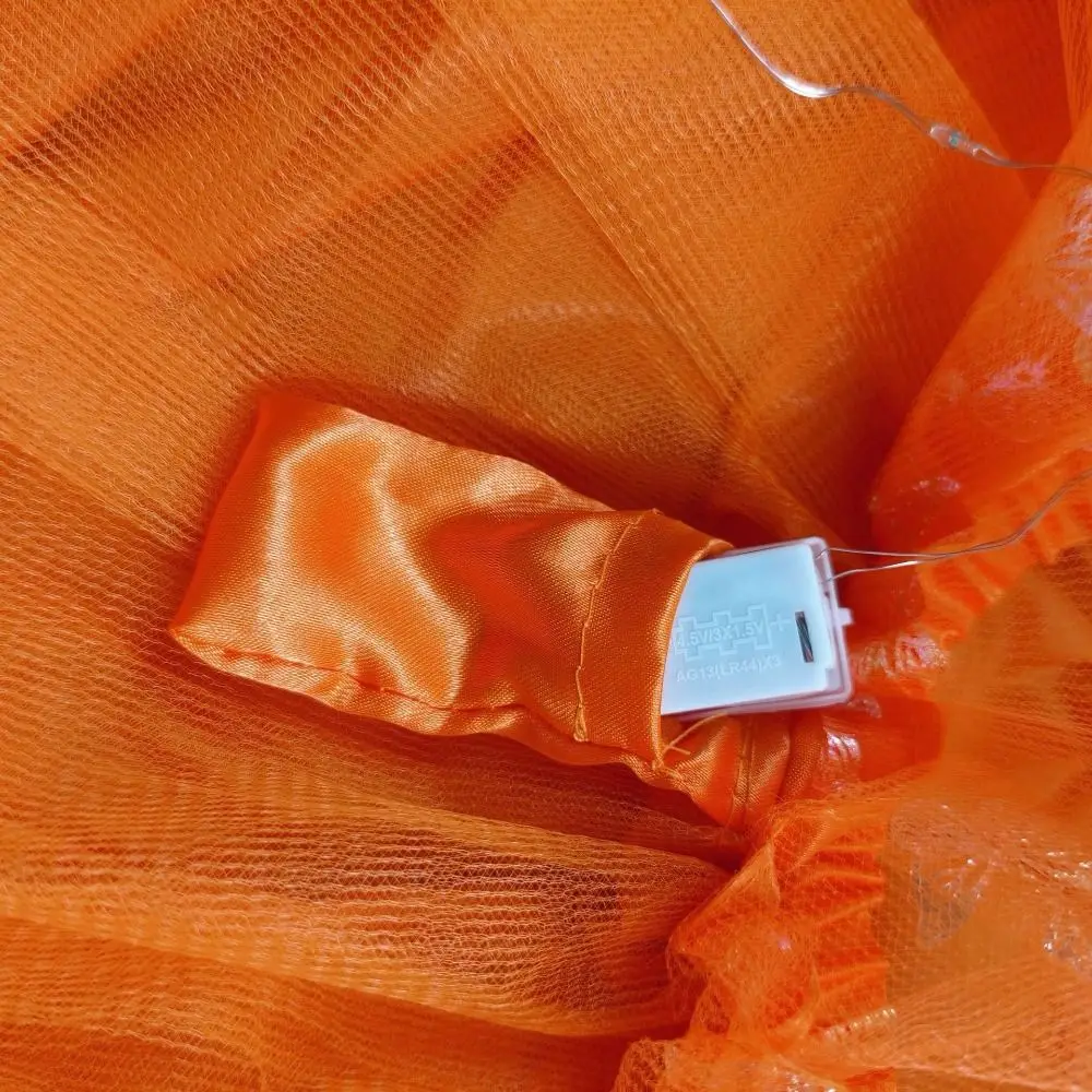 40 cm langer Tutu-Rock für Erwachsene, mit elastischem Bund, unregelmäßigem Saum, Halloween-Kostüm, bedrucktes Muster mit Innenfutter, Cosplay-Rock, Ballett-Tanzrock. – Detail 8