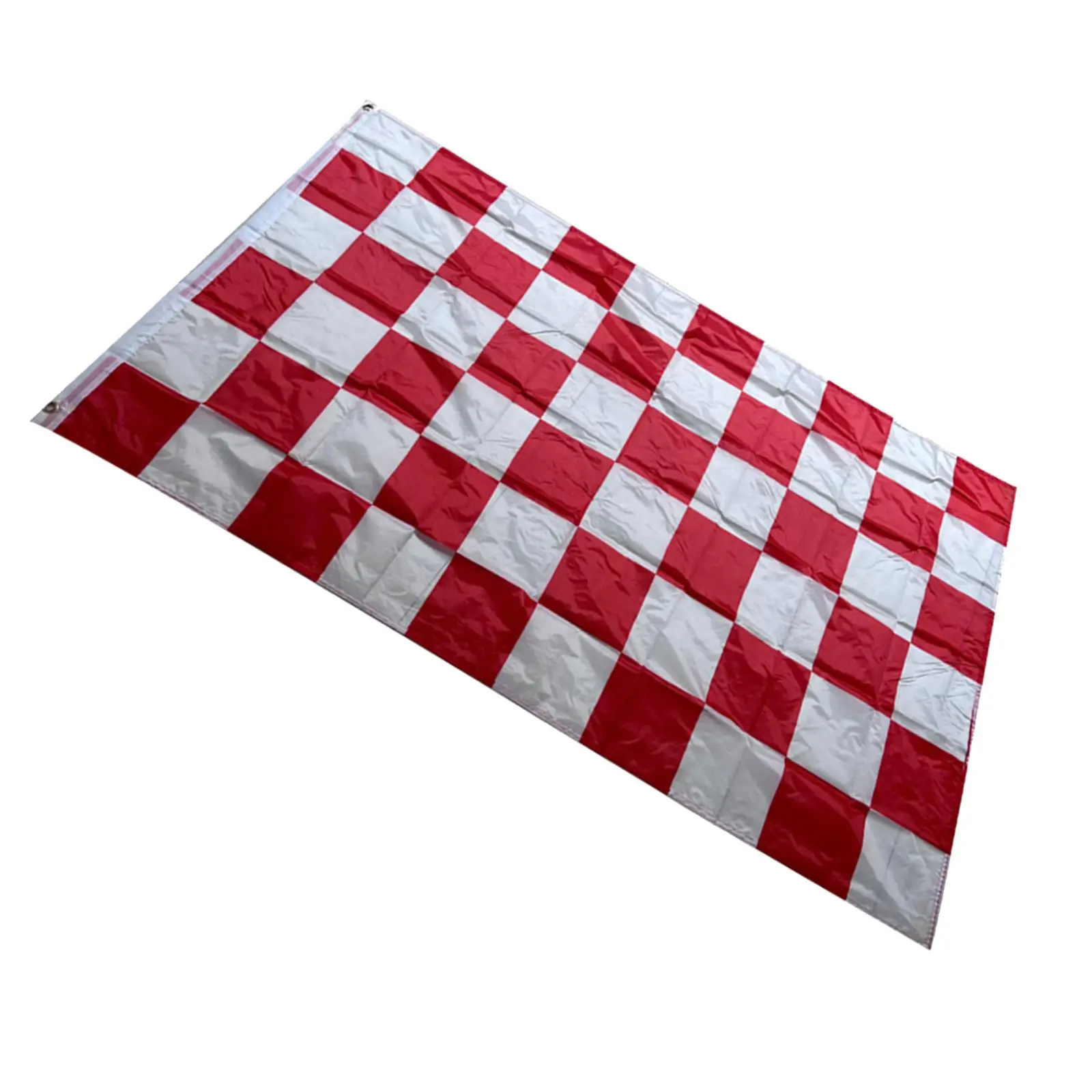 Outdoor Checkered Flags Lightweight Polyester Banner Easy Hanging Durable Eyelets for Garden Car Theme