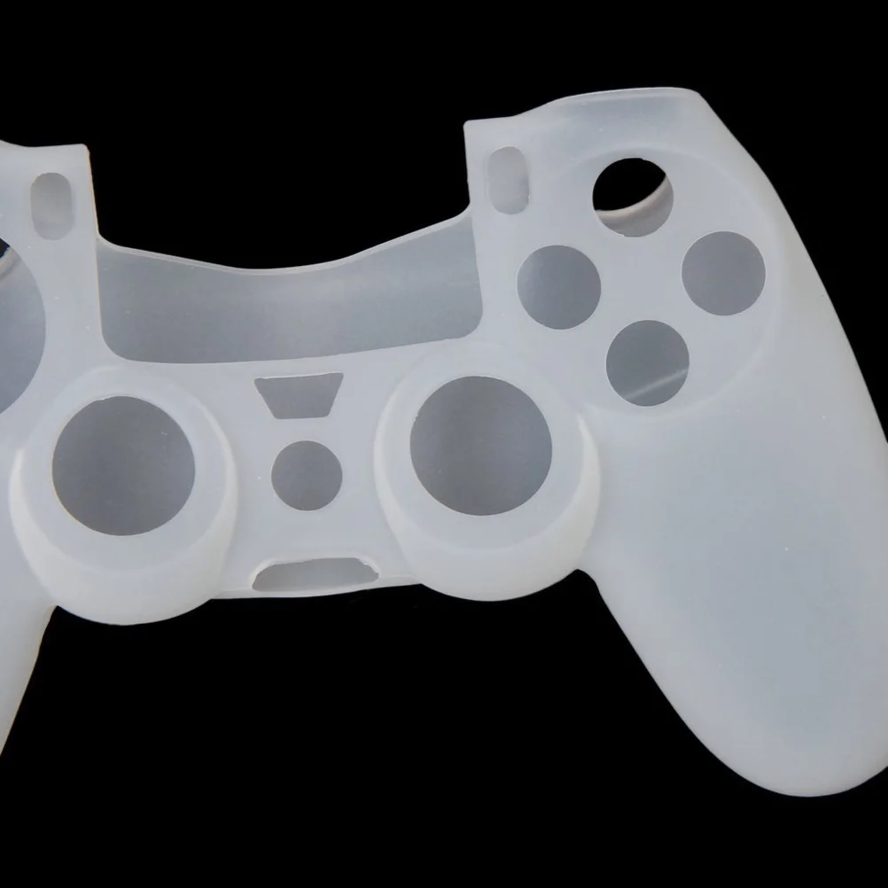 Durable Silicone Protective Skin Case Cover for 4 / Controller (White) silicone cover controller silicone skin case