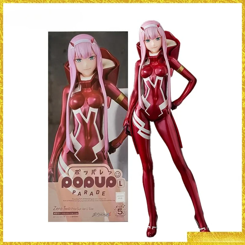 

In Stock Original GSC POP UP PARADE DARLING in the FRANXX Zero Two Pilot Suit Ver. Anime Action Figures Model Toys