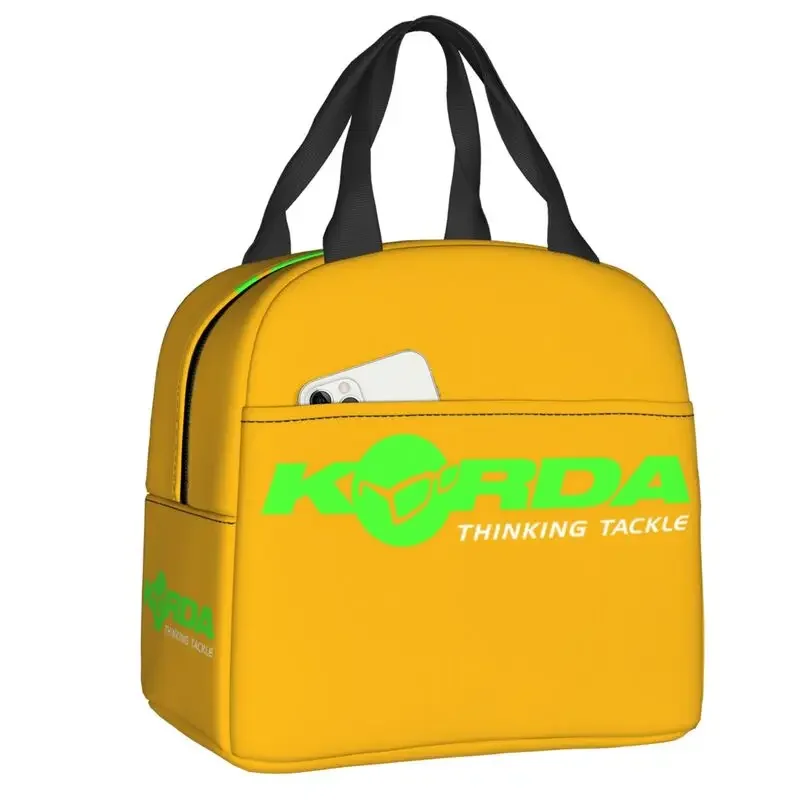 Kordas Fishing Logo Lunch Bag Cooler Thermal Insulated Bento Box For Women Kids School Children Beach Camping Food Tote Bags