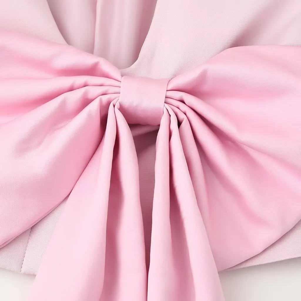 

Women's Silk Satin Bow Short Suit Jacket Top Autumn European American Style Fashion D16426