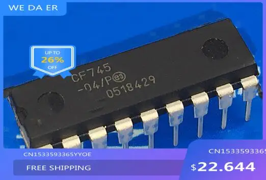 Free shipping  100% nuevo original CF745-04/P CF745-04 CF745 DIP18
