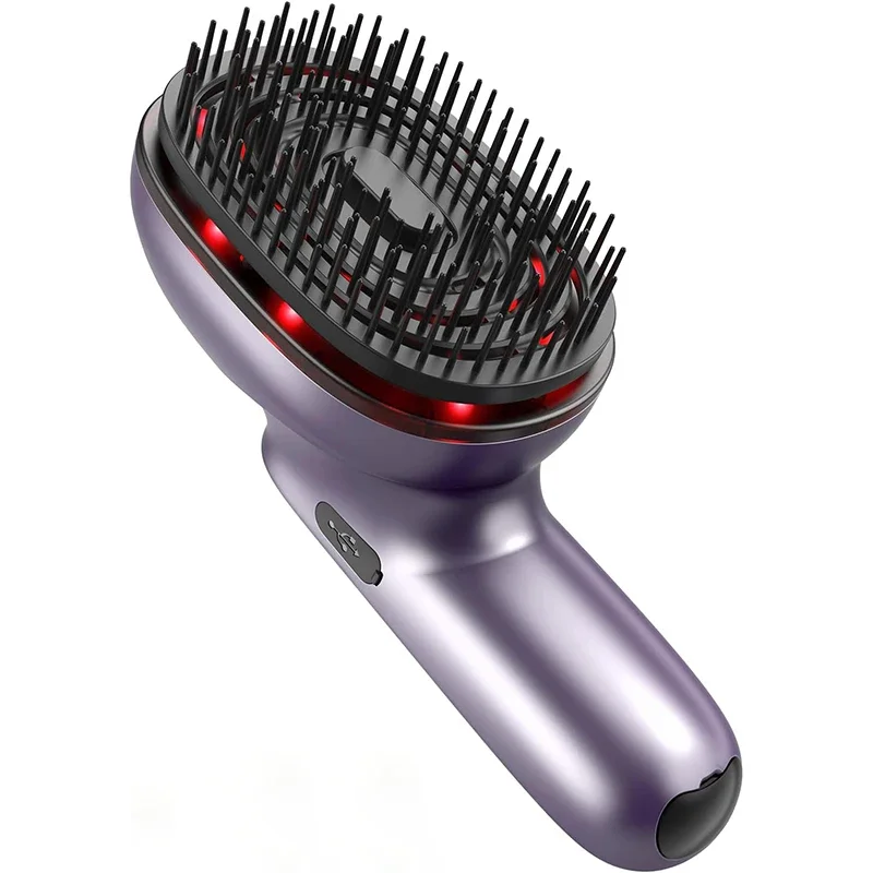 فرشاة تدليك الرأس الكهربائية المحمولة القابلة للفصل، وظيفة الانحلال بالزيت العطري، مشط تدليك فروة الرأس