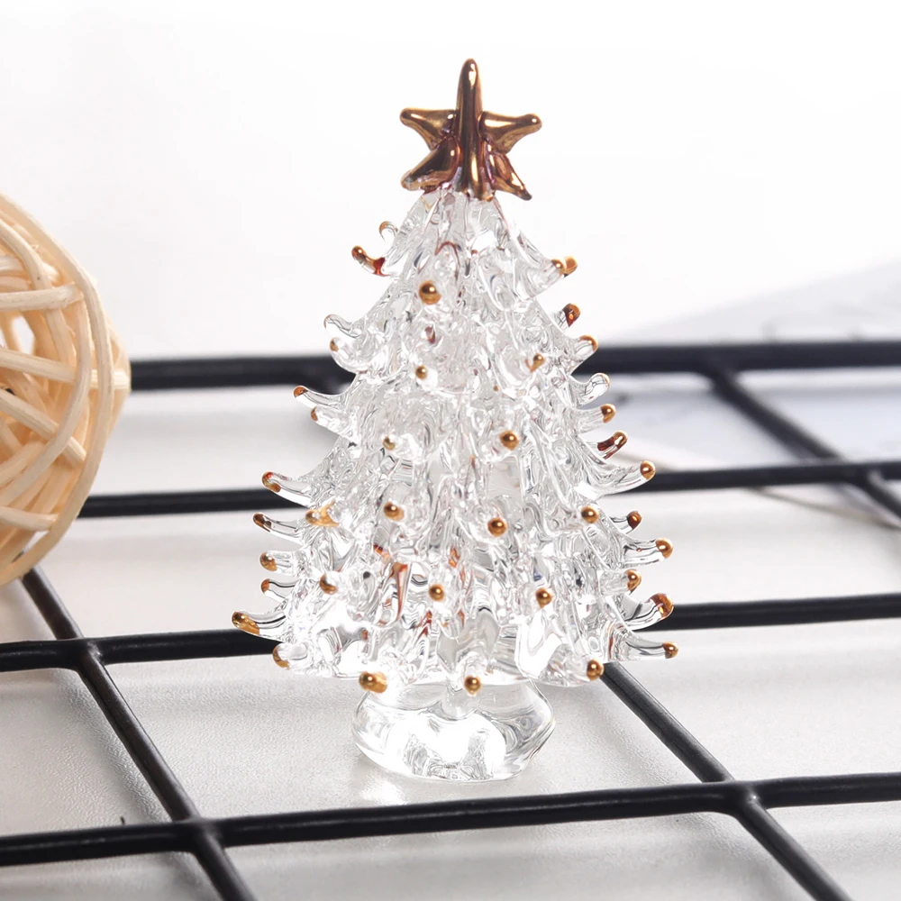 2Pcs Crystal Christmas Tree Fi - Paper Weight Crystal 评论和价格
