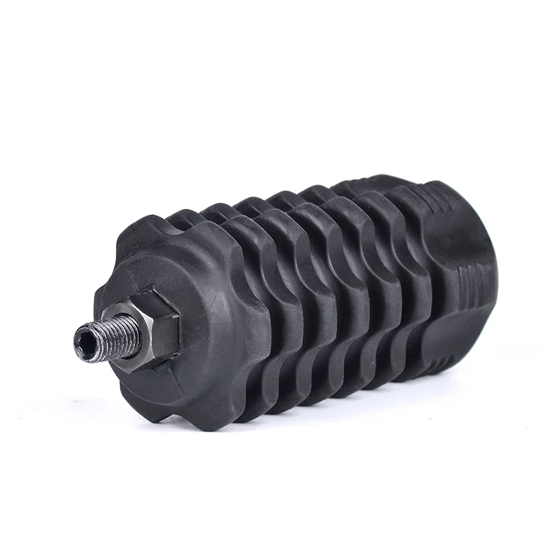 Archery Compound Recurve Bow Short Rod Stabilizer 4 Inch Rubber Dampen Shock Absorber Hunting Archery Accessory