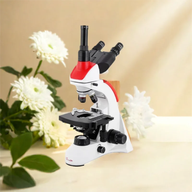Maxvision III102000T Professional Biological Optical Microscope for Scientific Experiments High Magnification Student Microscope
