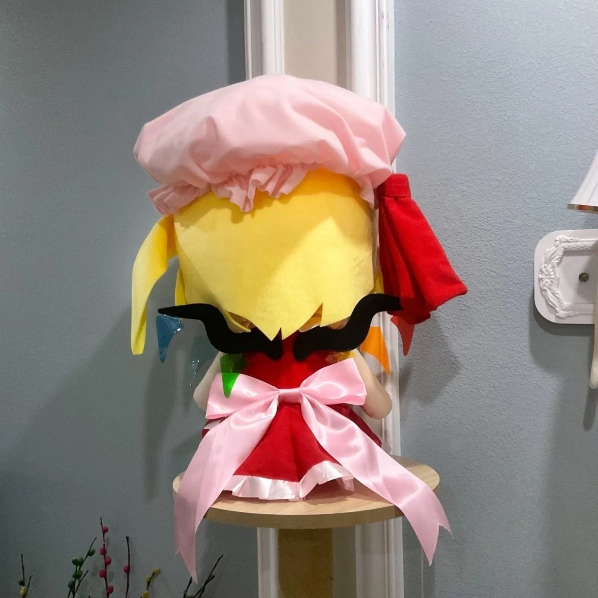 New 50cm TouHou Project Plush Toys Cute Soft Stuffed Flandre Scarlet Fumo Pillow Cushion Dolls For Kid Birthday Christmas Gift