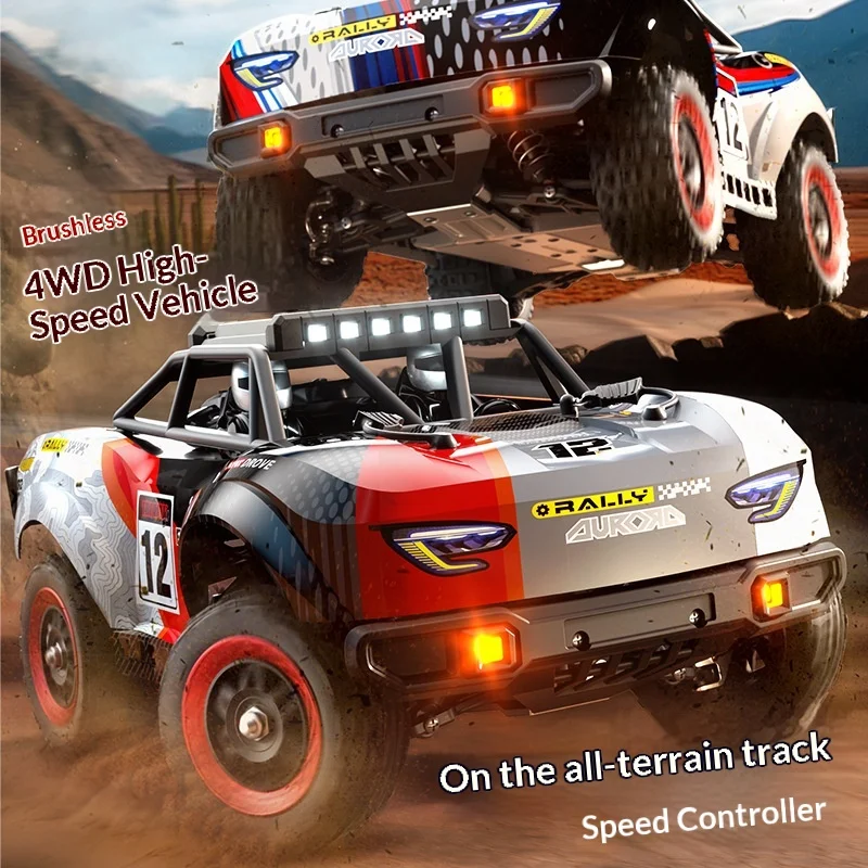 Delin 18104 Scala 1:18 4WD Telecomando RC Crawler Breve Camion Simulazione Ad Alta Velocità Modello Elettrico Auto Giocattolo