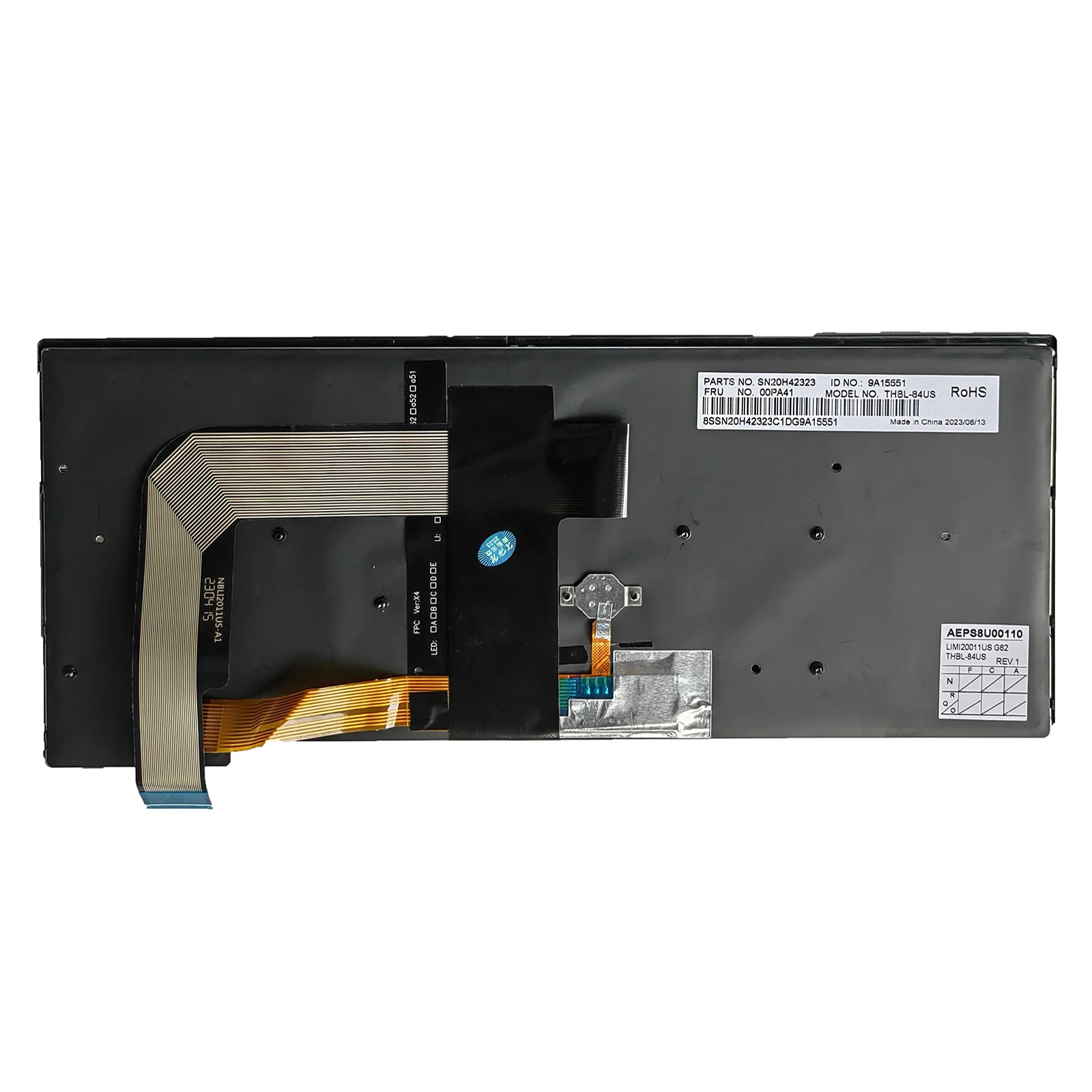 Klawiatura do laptopa US/RU dla Lenovo Thinkpad Thinkpad 13 2. (20J1-20J2) nowa S2 (2. generacji 20J3) T460S T470S TP00081A/B/S