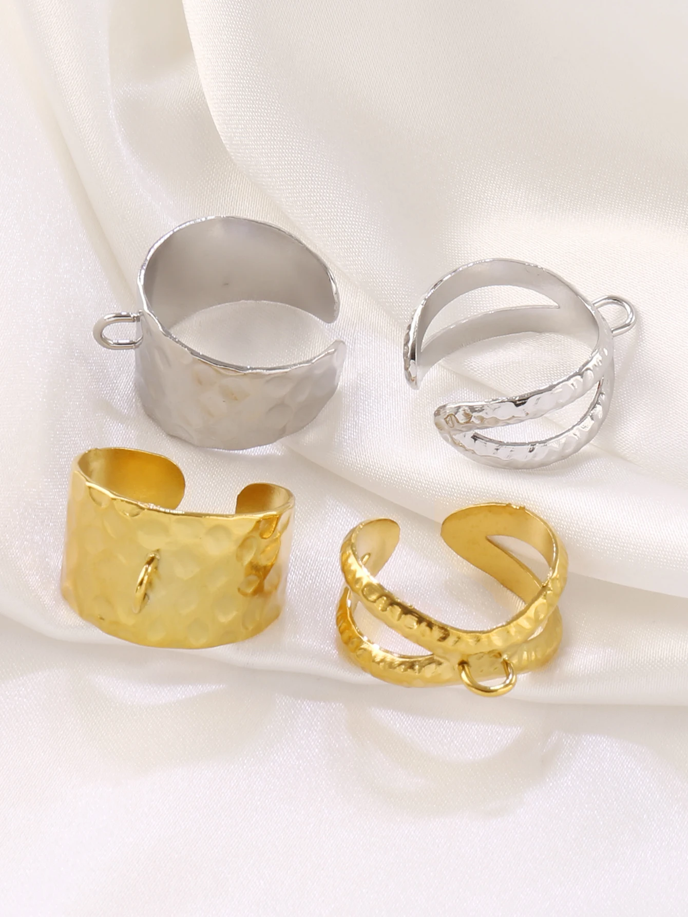 2 stuks roestvrijstalen ringba - Ring Set Adjustable recensie en prijs