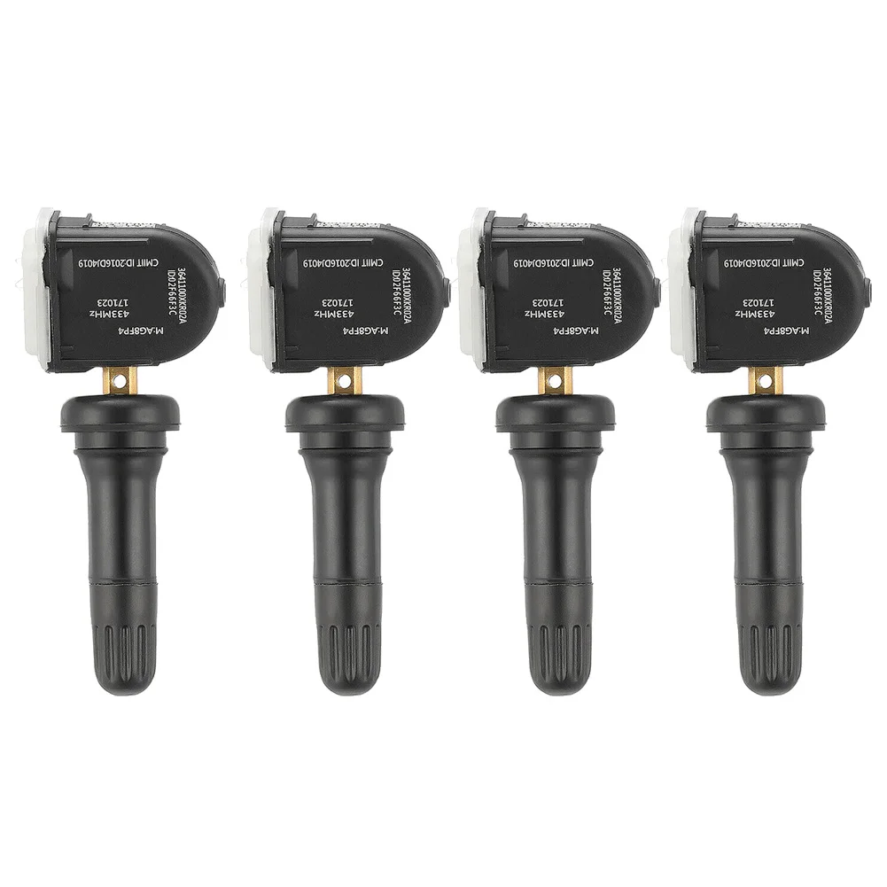 4PCS TPMS Tire Pressure Monitoring Sensor 433MHZ for 2017-2020 F5 F7 F7X H7L H2S H4 H6 3641100XKR02A