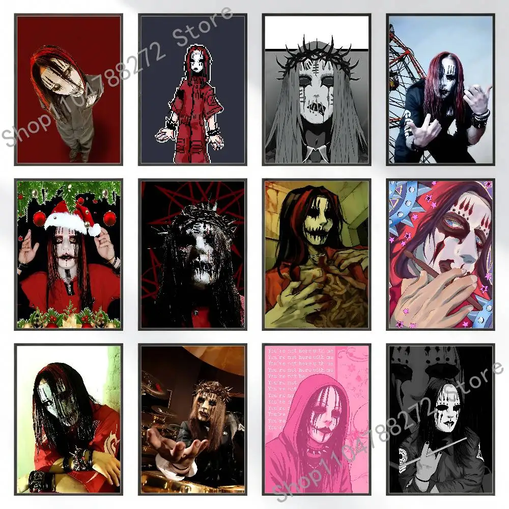 Póster de J-Joey J-Jordison, calcomanía artística de pared HD impermeable, decoración estética autoadhesiva para el hogar y la vida