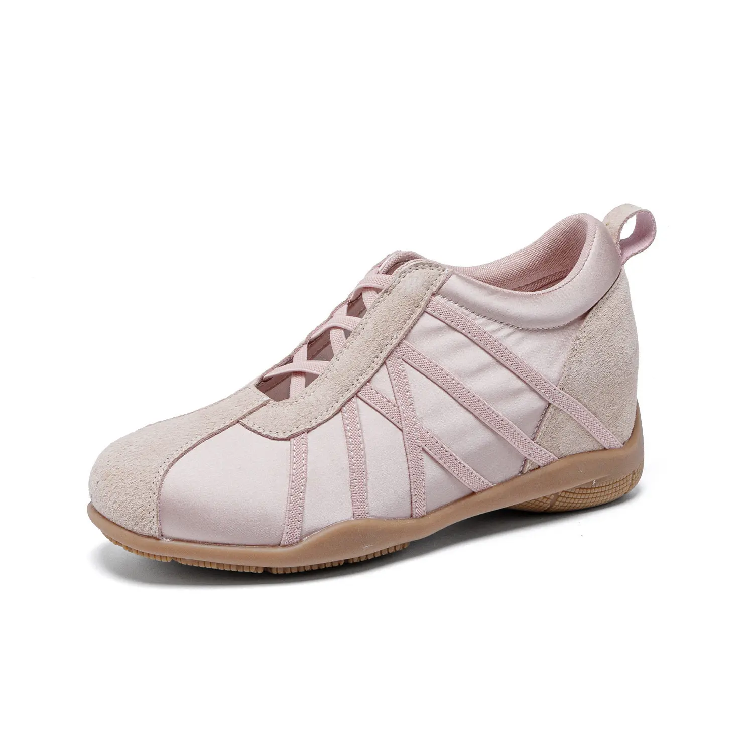 

Women Hidden Wedge Sneakers 7cm Height Increasing Retro Striped Casual Shoes Soft Non‑Slip Platform Walking Shoes for Petite