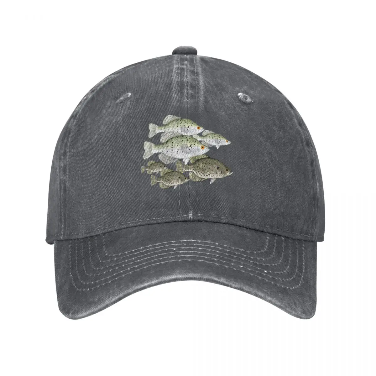 Crappie School Baseball Cap foam party Hat western Hat Sunhat Caps For Women Men's