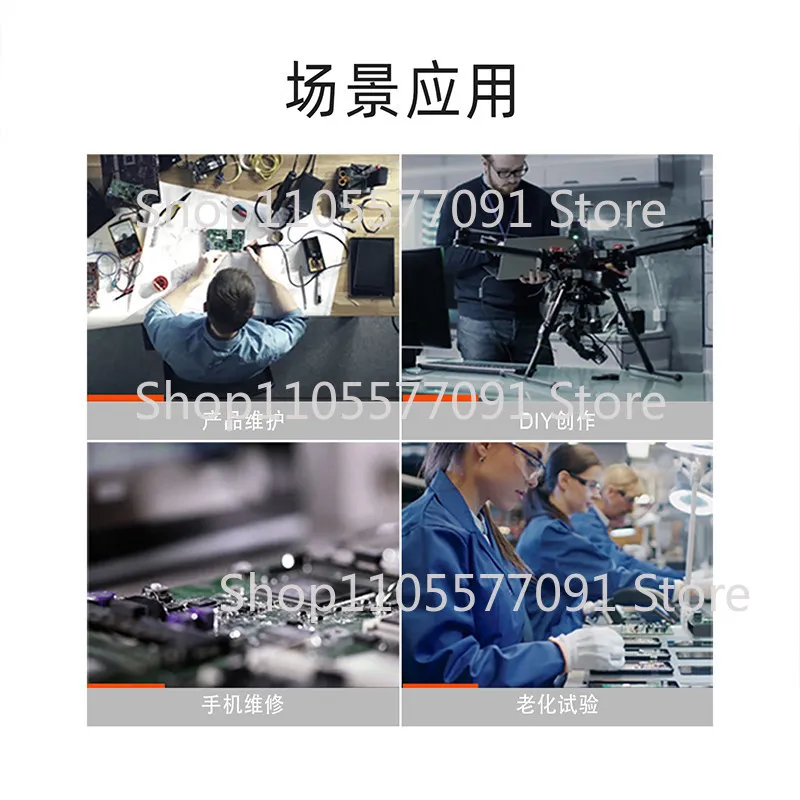 0-32V 0-6A Variable Regulated DC Power Supply, Digital Adjustable Bench Power Unit For Electronics Repair & Battery Charger