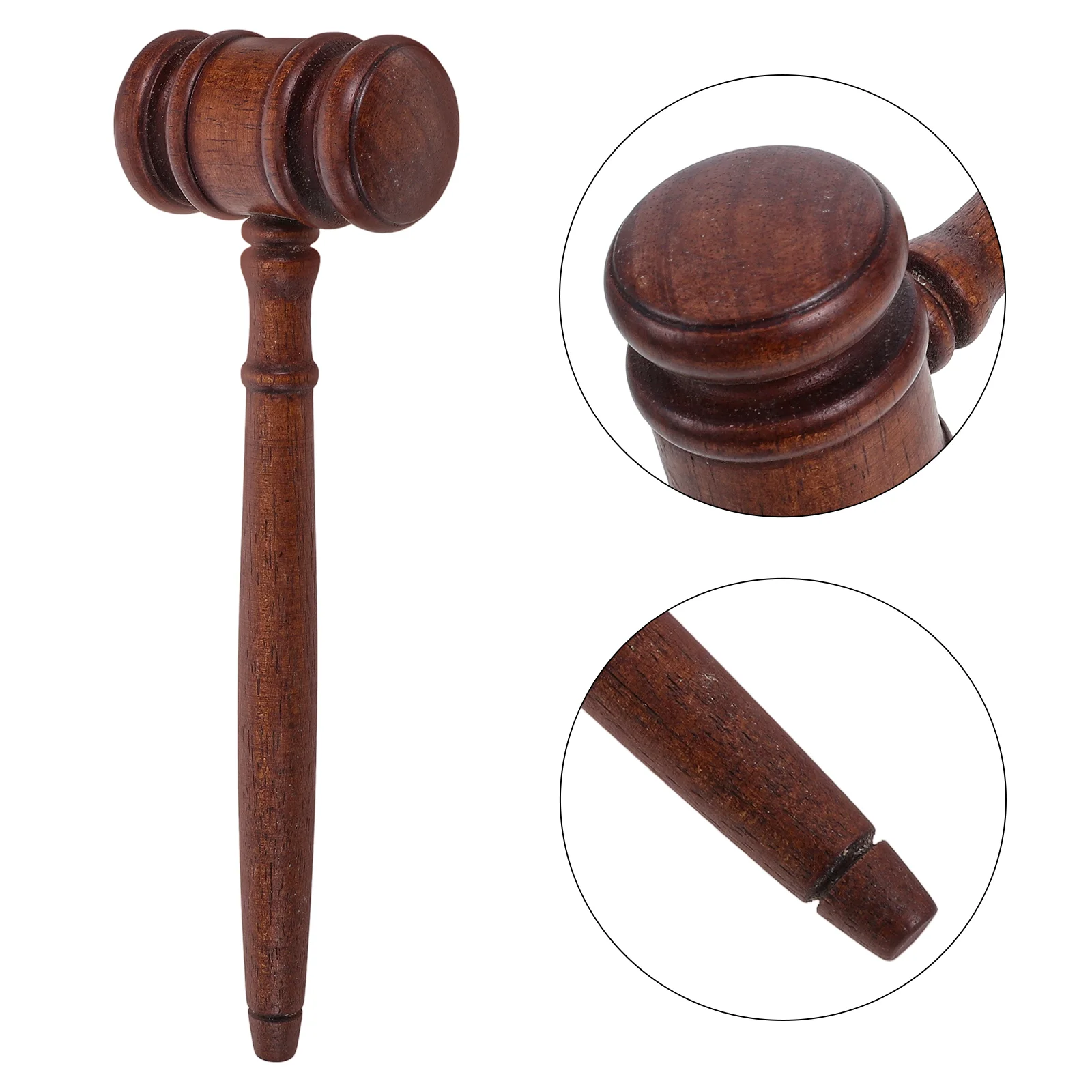 

Mini Wooden Gavel Courtroom Gavel Rustic Mallet Vintage Auction Hammer Wood Judge Hammer for Court Judge Lawyer Student Chairman