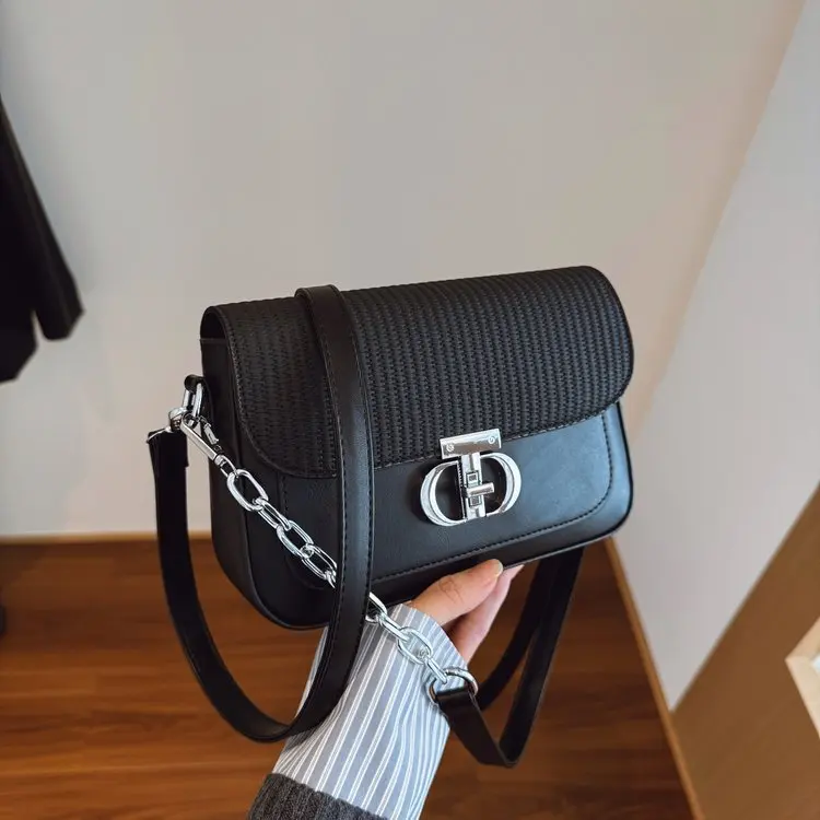 

Квадратная сумка из вощеной кожи 2025 года, роскошная женская сумка через плечо, модная сумка через плечо, минималистичная сумка «день-ночь», текстурированная