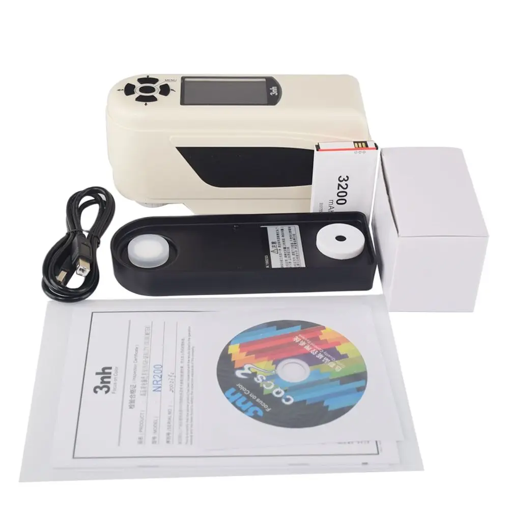 NR200 Digital Colorimeter 8mm Dimeter Aperture Color Meter Color Difference Analyzer