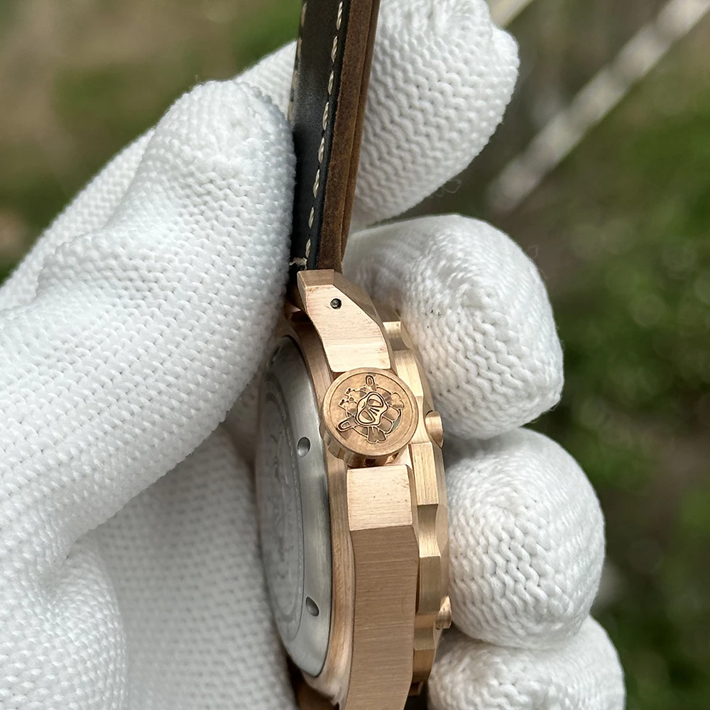 STEELDIVE Men Diver Watch Bronze 45MM Automatic Mechanical Wristwatch Deep Dive 1000m BGW-9 Waterprooof Luminous Sapphire NH35