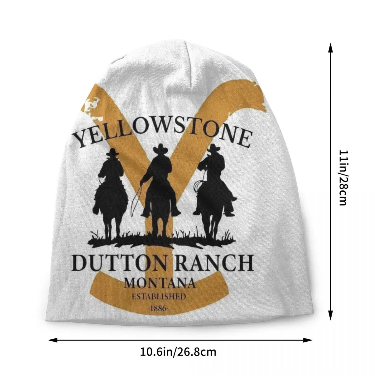 Dutton Ranch Yellowstone Bonnet Hat Knitting Hat Men Women Hip Hop Unisex Warm Winter Beanies Cap