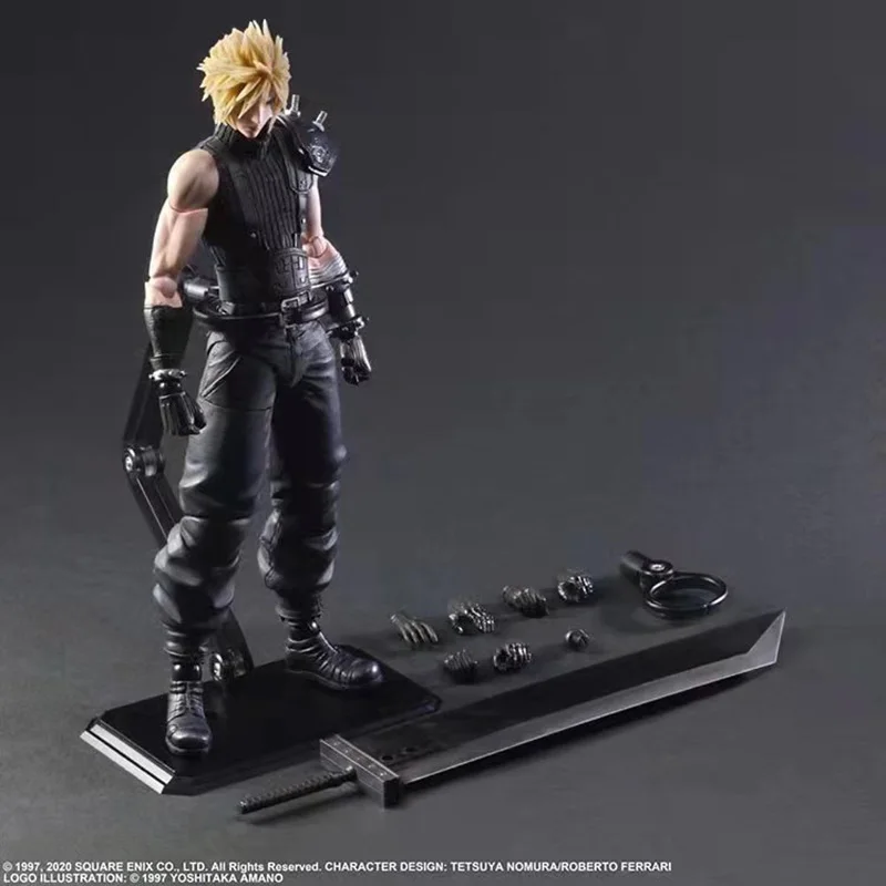 Play Arts 7 VII Sephiroth Cloud Strife Tifa Lockhart Action Figure Remake Toys Cool Doll Birthday gift