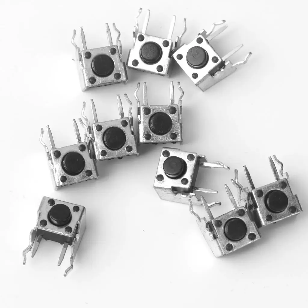 مفتاح زر ضغط مؤقت باللمس ، 10 ، 6x6x8mm