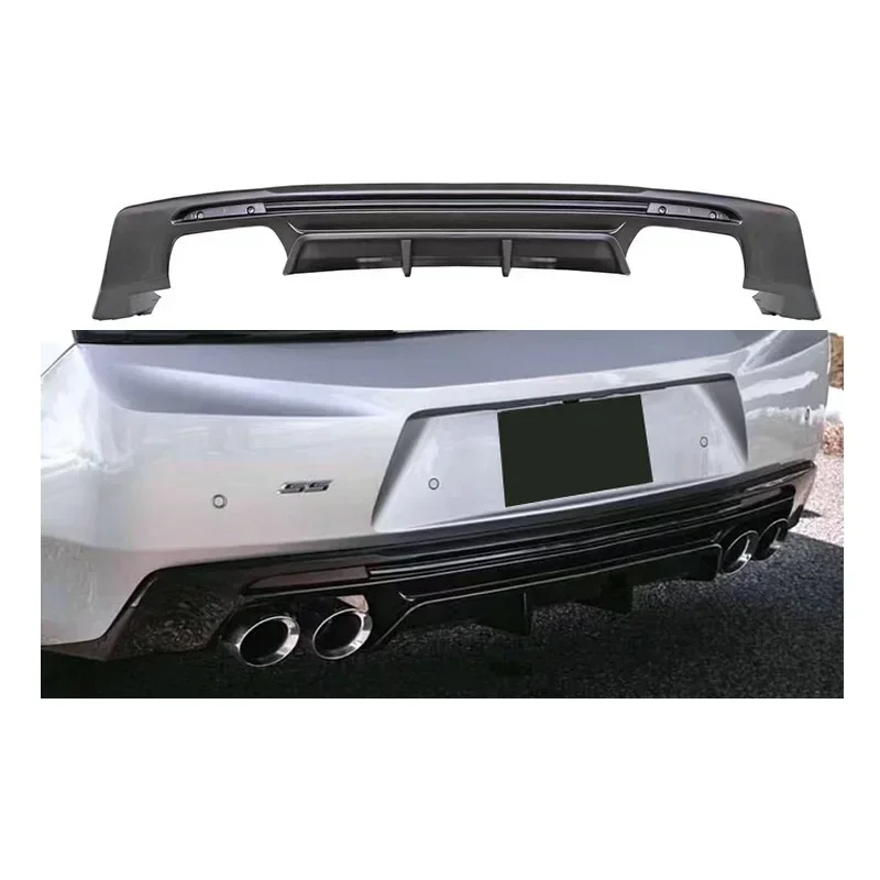 Car Auto Accessories Parts Rear Bumper Lips Splitter Rear Diffuser For Chevrolet Camaro Body Kit 2016-2021