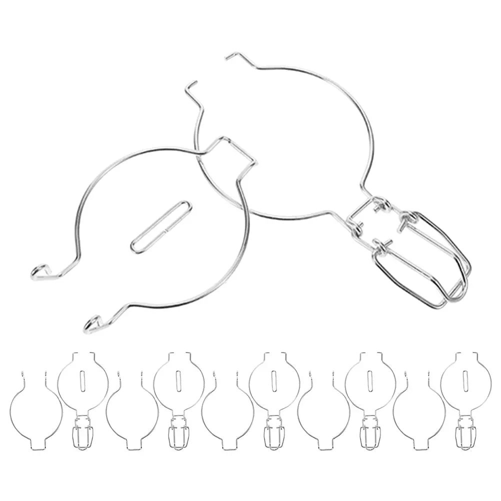 

6pcs Sealing Can Buckle Stainless Steel Clips Glass Jars Secure Locking Canning Supplies Mason Jars Storage Tools Household