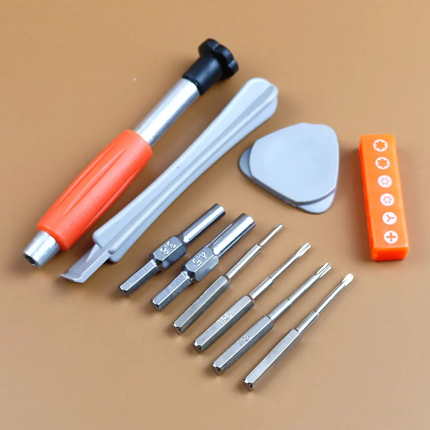 3.8/4.5mm T6 T8 Y Cross Screwdriver Steel Set Repair Tools Kit For Switch NDS Lite NDSL NGC SNES N64 NES Wii U New 3DS PSP GBA