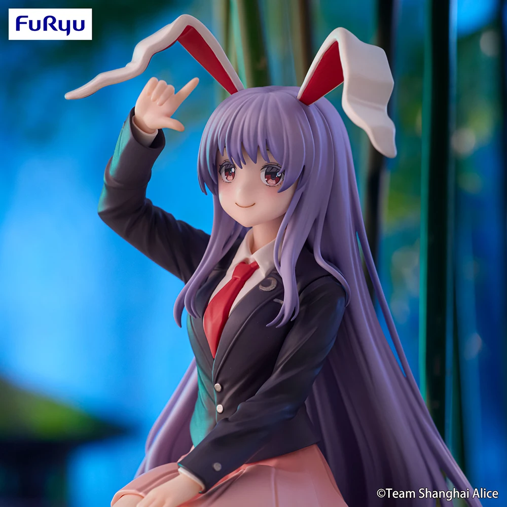 

Original Original Noodle Stopper Figure Touhou Project Reisen Udongein Inaba Action Figure 15Cm PVC Model Decoration Genuine