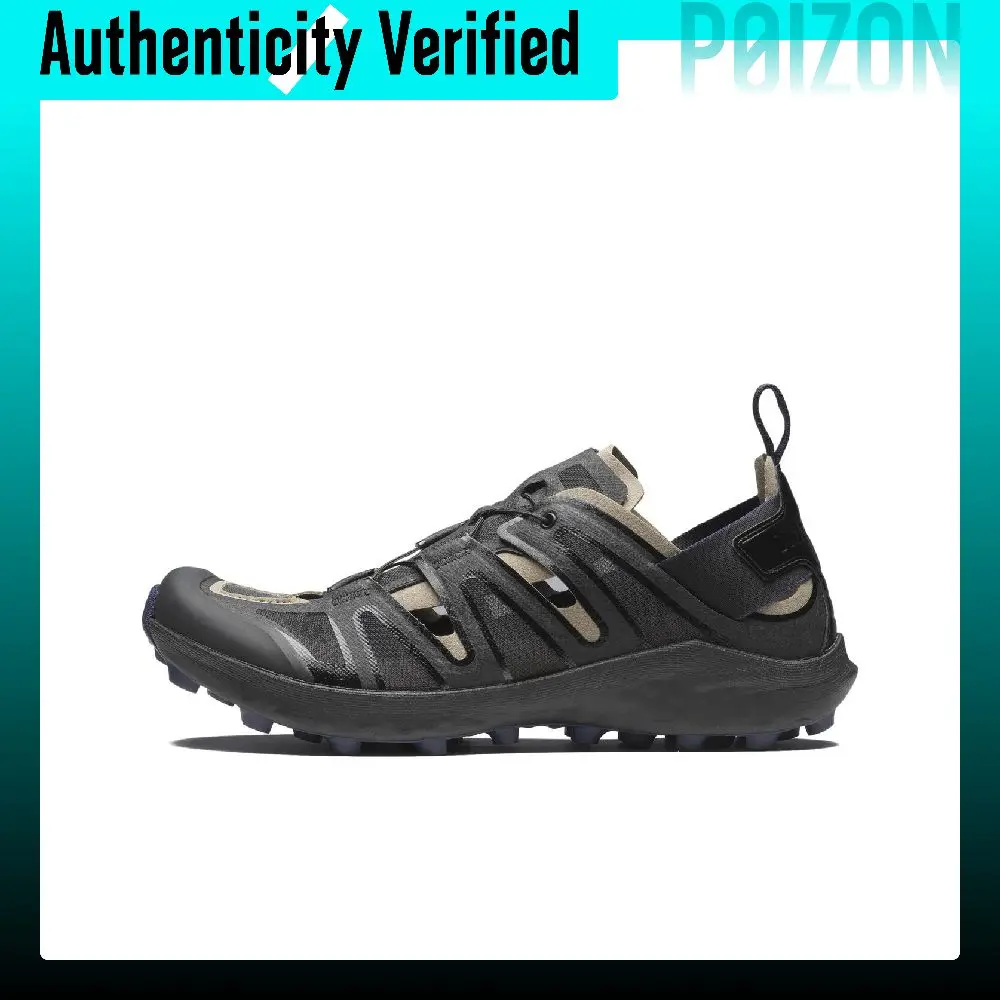 SALOMON Slip Resistant Odor Resistant Abrasion Resistant Lightweight Breathable River Trekking Shoes Unisex Black L47674700