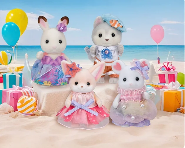 جديد عائلات سيلفانيان صندوق أعمى أرنب فولبس زيردا صندوق غامض أنيمي الشكل تحصيل لعبة مخصصة زخرفة فتاة هدية عيد ميلاد #2