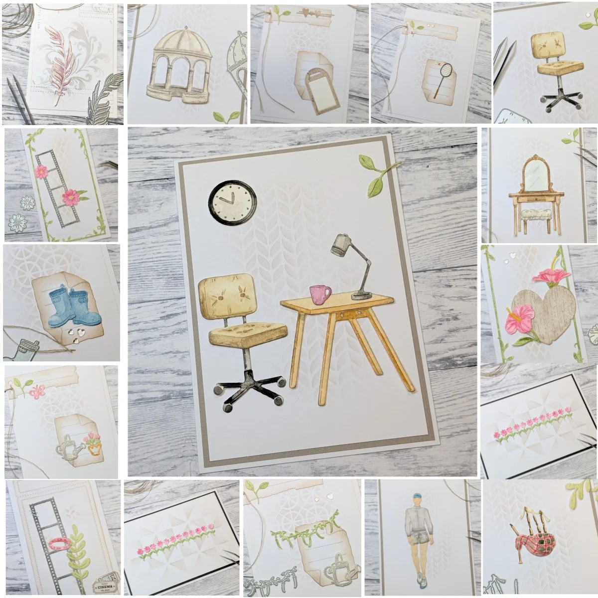 

Dressing Table Desk Chair Boots Tag Metal Cutting Dies DIY Making Gift Card Scrapbooking Embossed Craft Template Decoration 2025