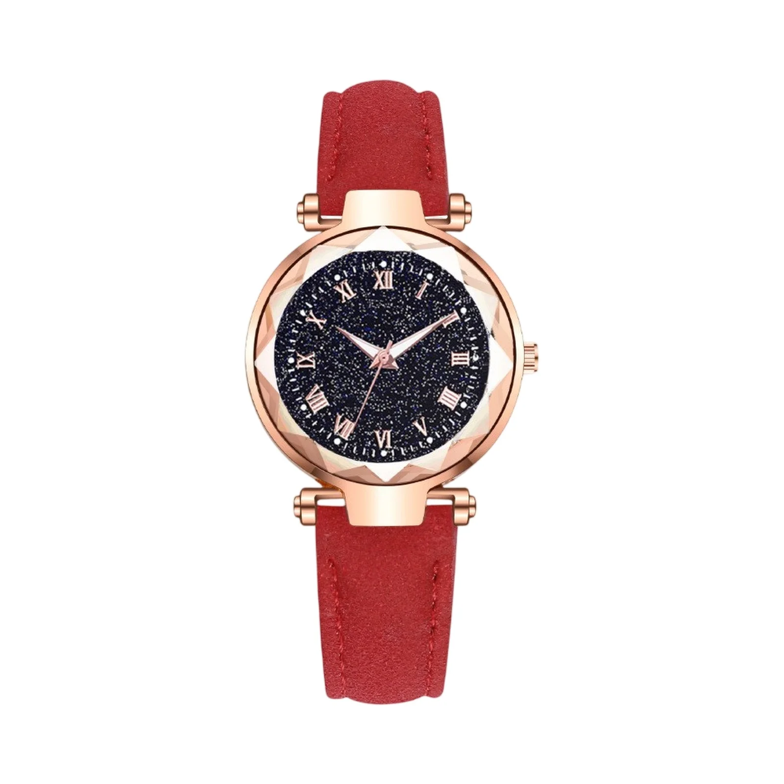 جديد بسيط عادية المرأة خمر نمط ساعة موضة مستديرة الهاتفي حزام من الجلد كوارتز ساعة اليد أنيقة الإناث الديكور اليومي