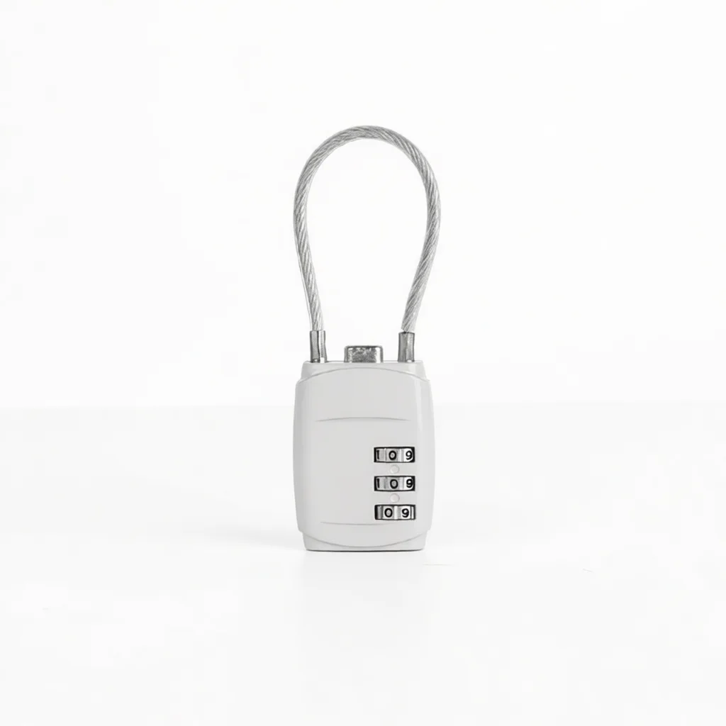 Portable Combination Padlock Steel Wire Mini Lock For Gym Locker Travel Bag Backpack Drawer Security Protection