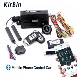 Universal Car Alarm Auto Start Stop System Remote Control Engine Ignition Autostart Kit Keyless Push Start System Car Accessorie