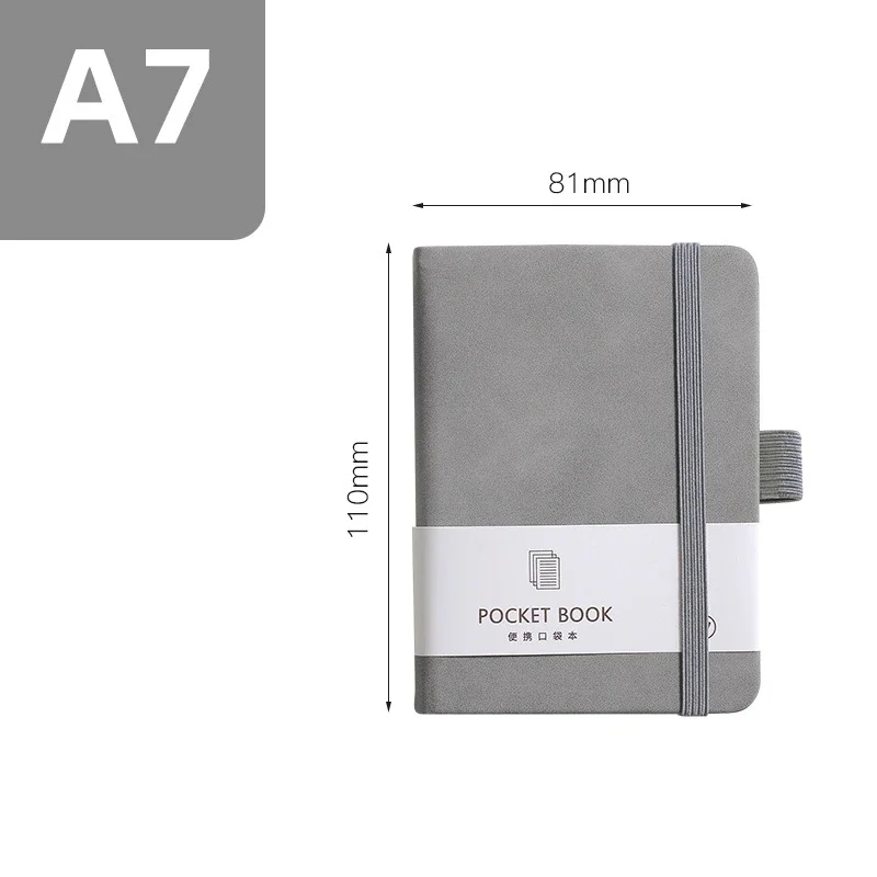 Imagem -04 - Notebook Minimalista a5 Strap a6 Business Schedule Book a7 Mini Estudante Bonito