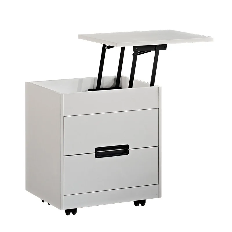 

Simple Modern Bedside Table Bedroom Cabinet Multifunctional Lifting Sofa Side Cabinet