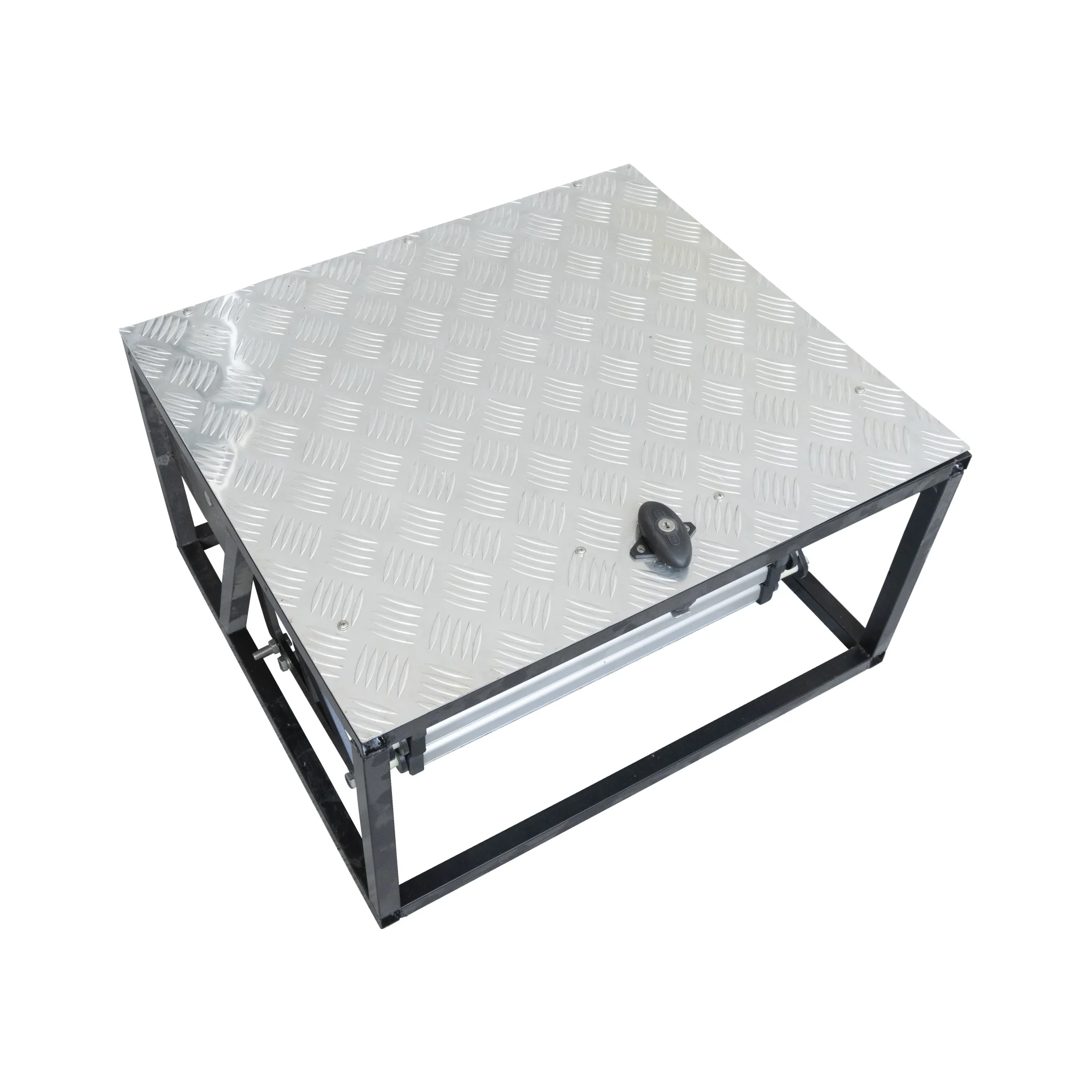 2025 TONGFA عرض Ization سبائك الألومنيوم خمسة قابلة للطي دليل قافلة مقطورة معدات التخييم متنقل RV خطوة مع شاحنة تخييم #1